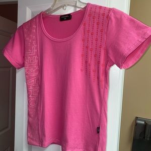 Vintage pink Chanel tshirt